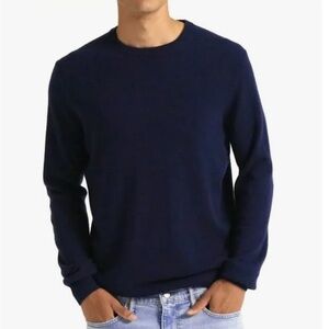 J Crew Men’s Cashmere Sweater in Navy Blue size L